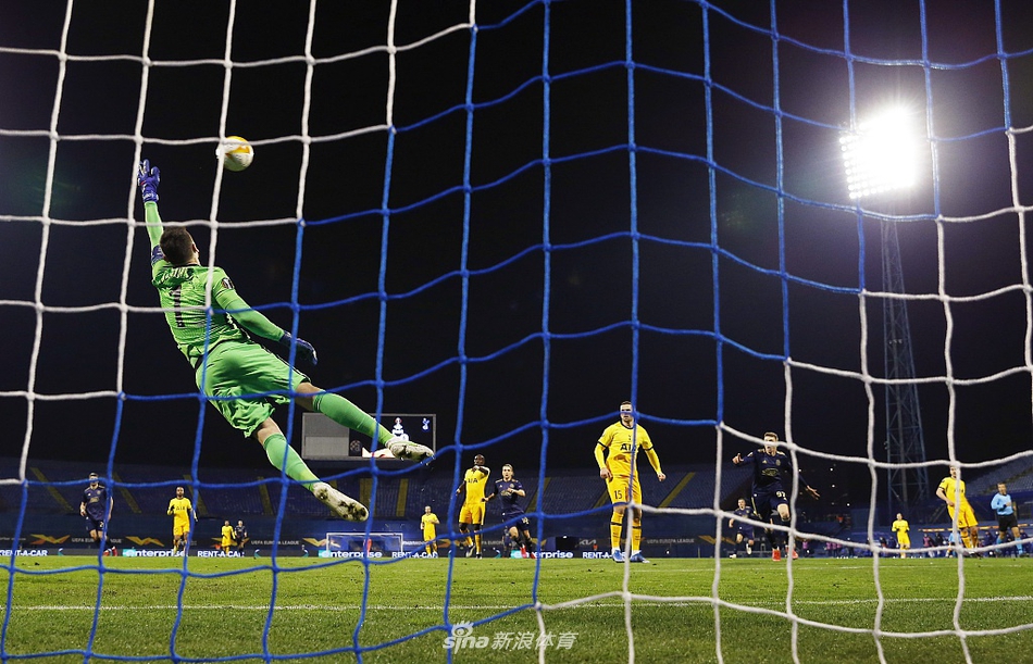 [欧联杯]萨格勒布迪那摩3-0热刺神奇翻盘