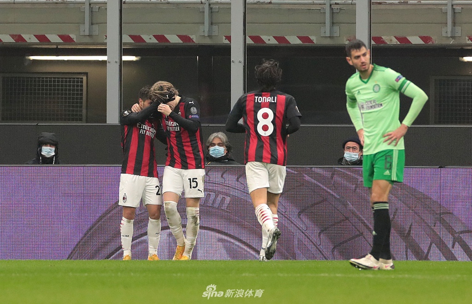 [欧联杯]AC米兰4-2凯尔特人 海于格传射