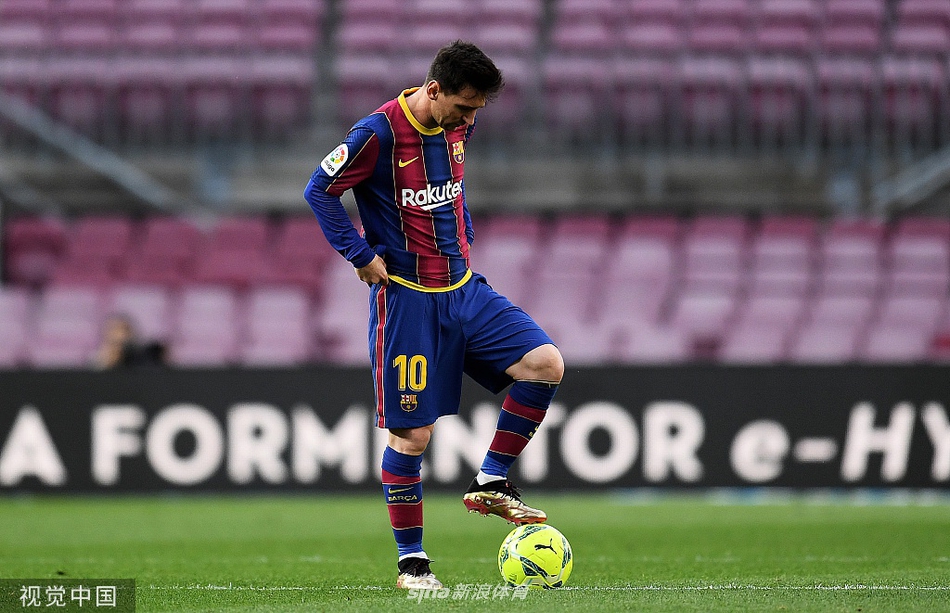 [西甲]巴萨1-2塞尔塔 梅西破门无缘争冠