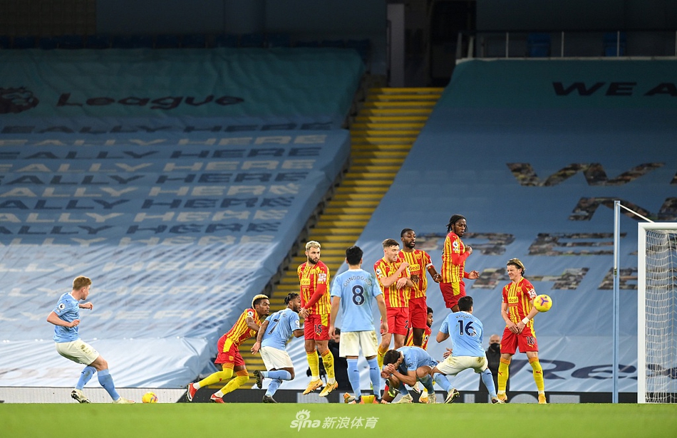 [英超]曼城1-1西布朗