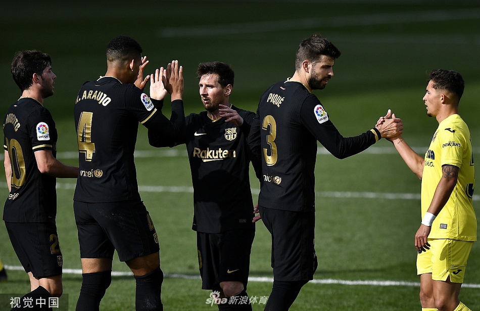 [西甲]比利亚雷亚尔1-2巴萨 格列兹曼两球