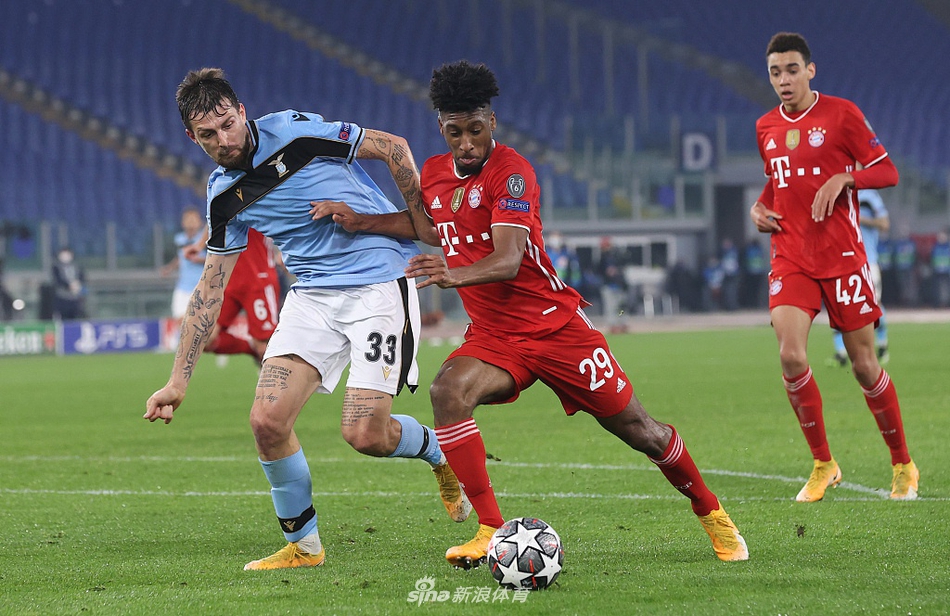 [欧冠]拉齐奥1-4拜仁 莱万破门