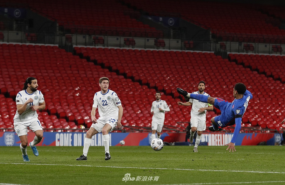 [世预赛]英格兰5-0圣马力诺 勒温两球
