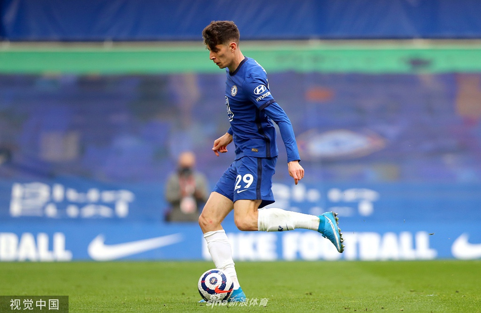 [英超]切尔西2-0富勒姆 哈弗茨两球