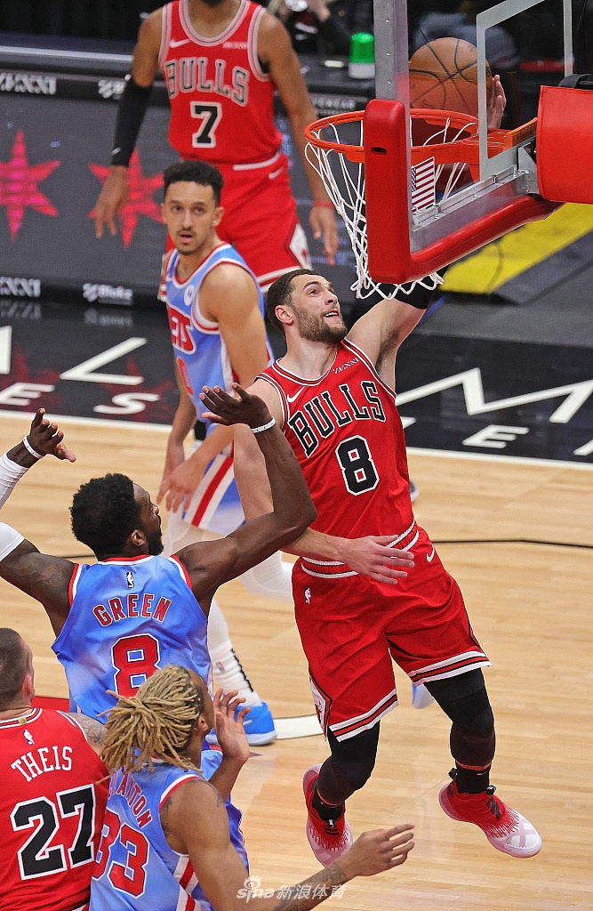 [NBA常规赛]篮网107-115公牛