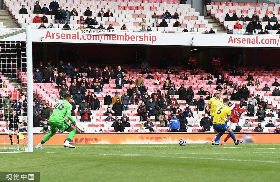 [英超]阿森纳2-0布莱顿 佩佩两球