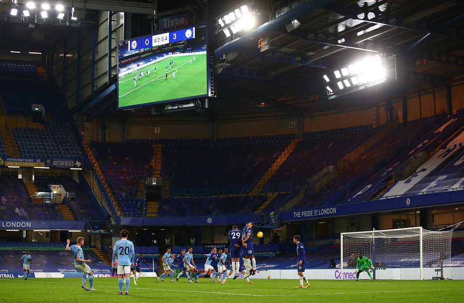 [英超]切尔西1-3曼城 德布劳内传射