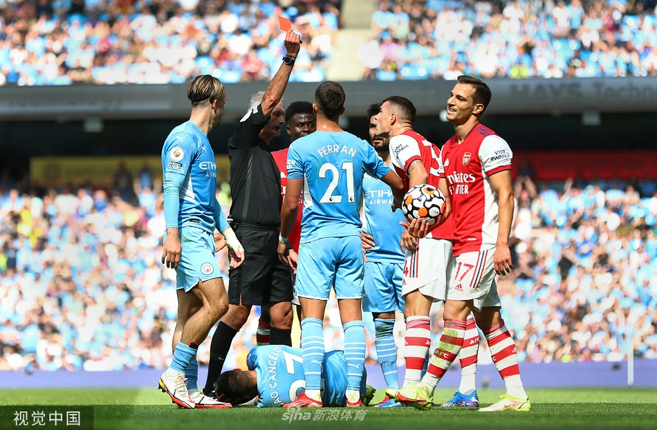 [英超]曼城5-0阿森纳 热苏斯传射
