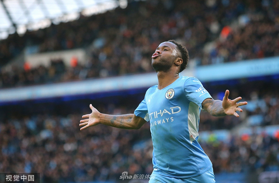 [英超]曼城3-0埃弗顿 斯特林破门