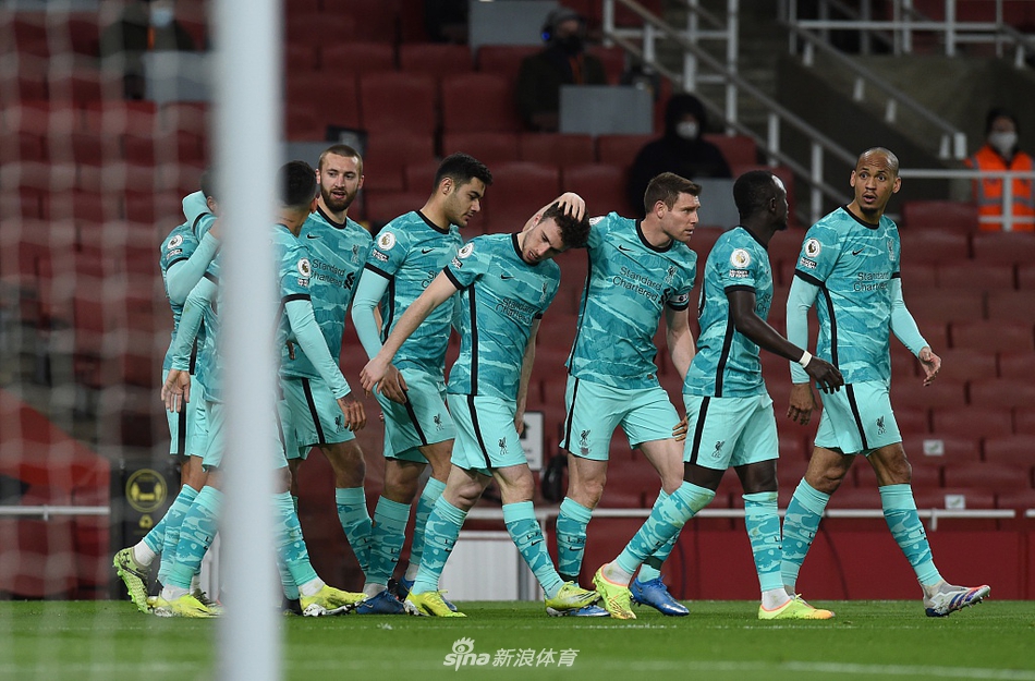 [英超]阿森纳0-3利物浦 若塔两球