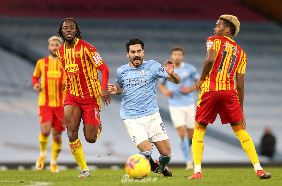 [英超]曼城1-1西布朗