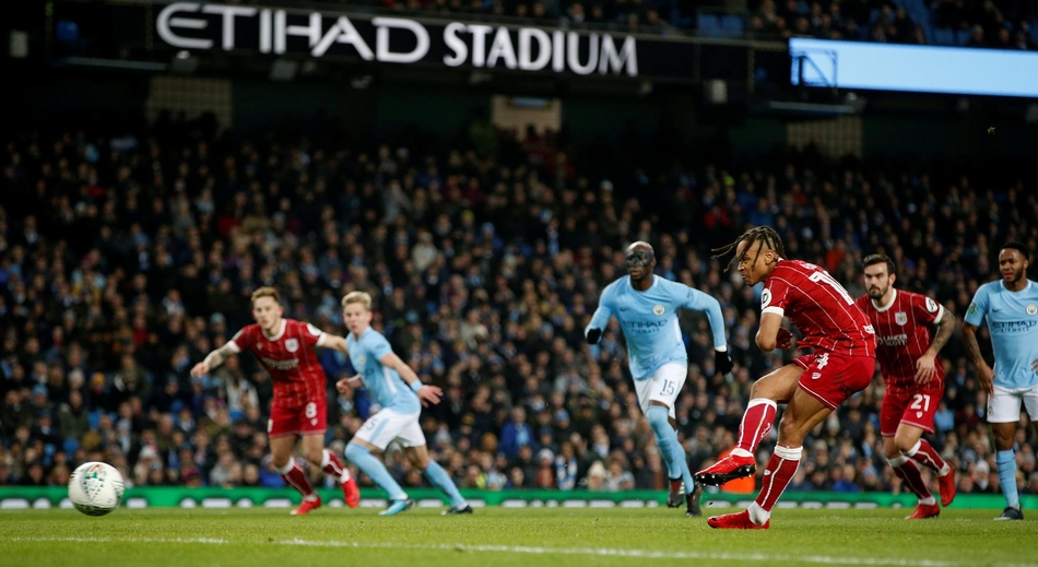 [联赛杯]曼城2-1布里斯托城
