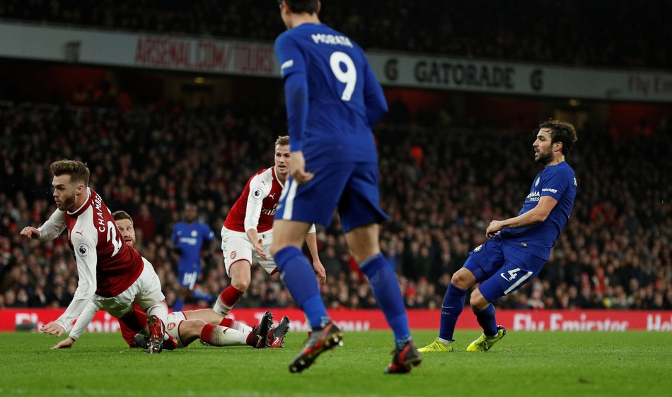 法布雷加斯射门