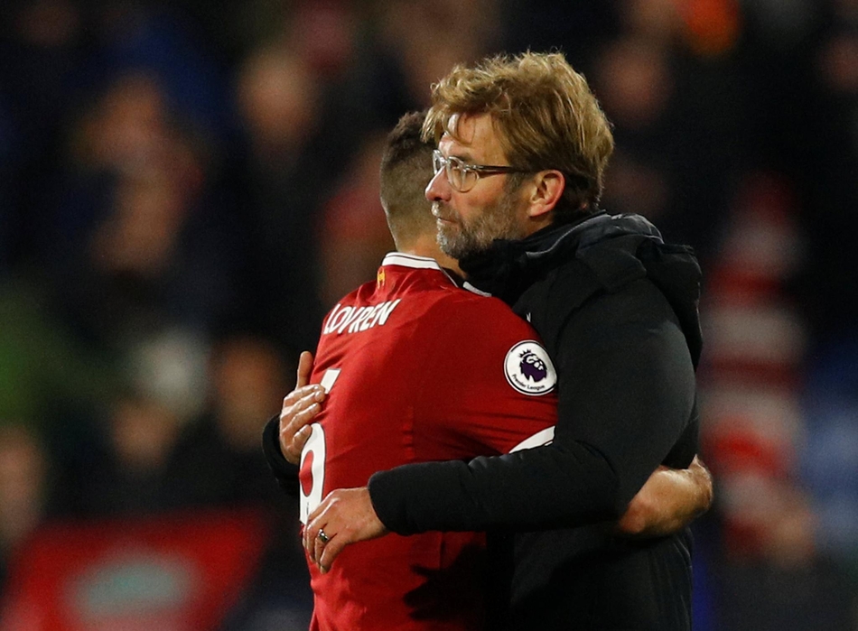 克洛普拥抱洛夫伦