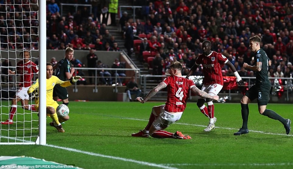 [联赛杯]布里斯托城2-3曼城