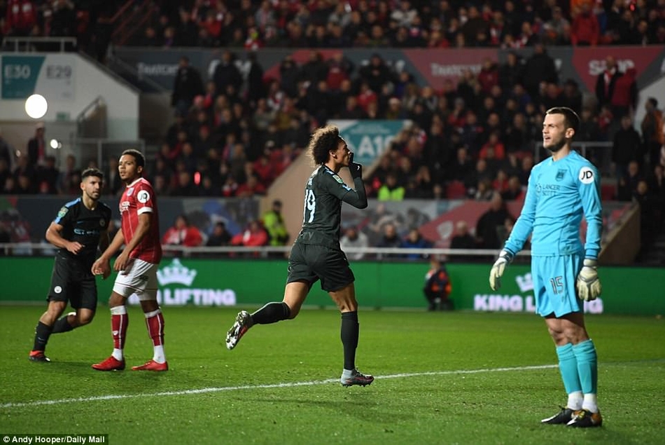 [联赛杯]布里斯托城2-3曼城