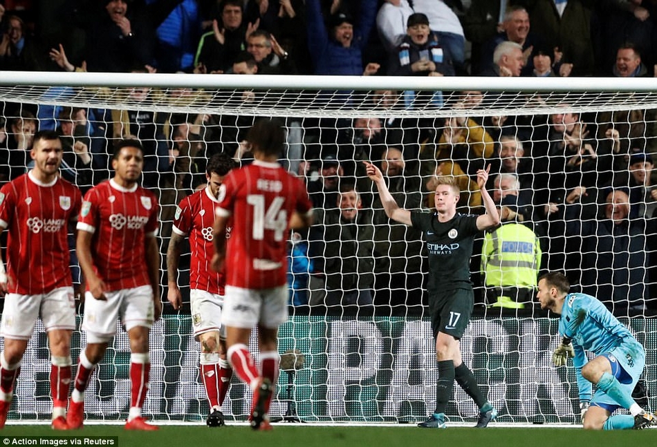 [联赛杯]布里斯托城2-3曼城