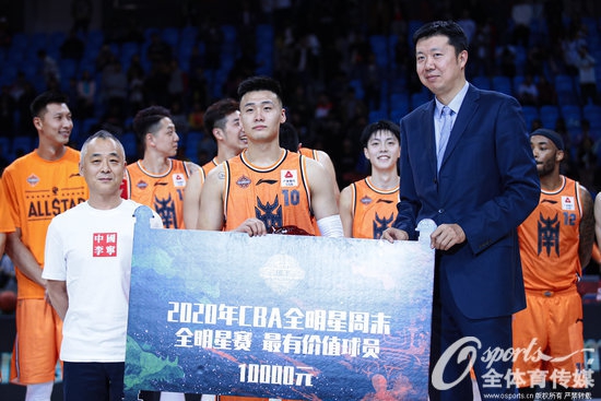 CBA全明星赛:南区1分险胜北区 赵睿荣膺MVP