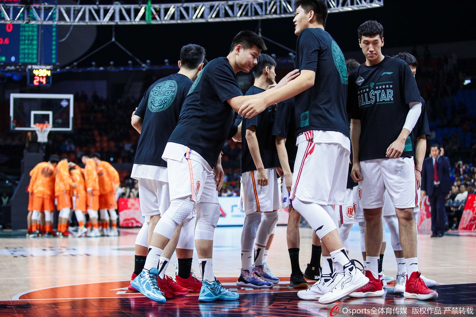 2020年CBA全明星赛:星锐队vs中国大学生篮球战队