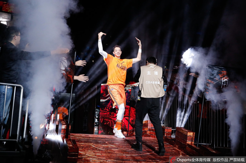 2020年CBA全明星赛:南北区入场仪式