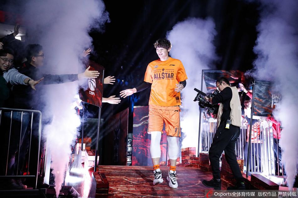 2020年CBA全明星赛:南北区入场仪式