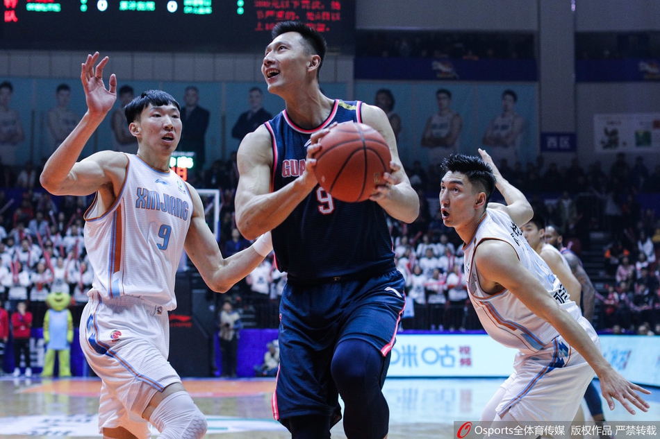 CBA第30轮:新疆VS广东