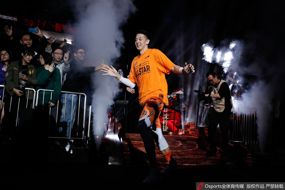 2020年CBA全明星赛:南北区入场仪式