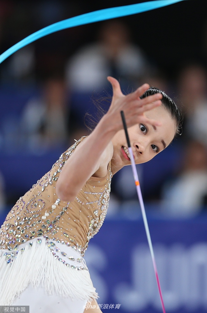 赵樾出战艺术体操世青赛