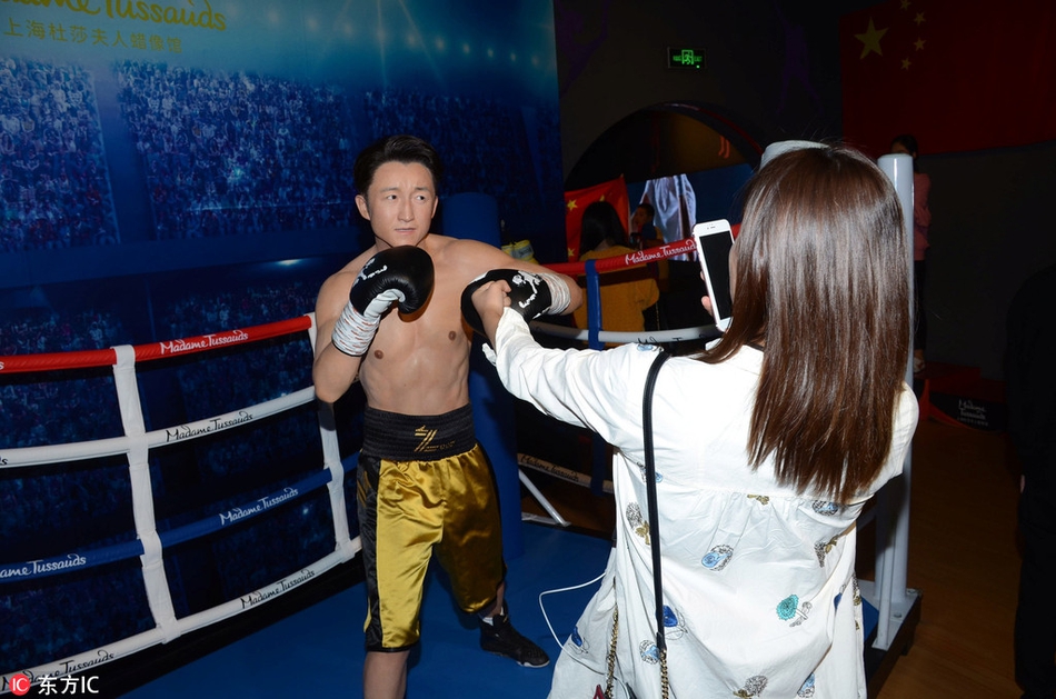 邹市明蜡像入驻杜莎夫人