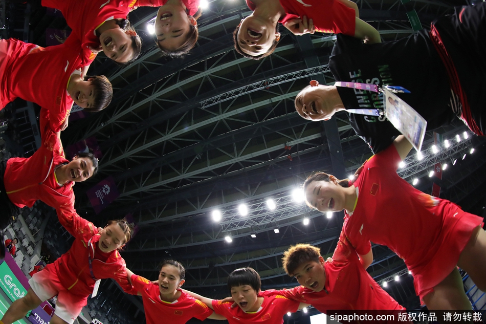 亚运羽球女团中国进决赛