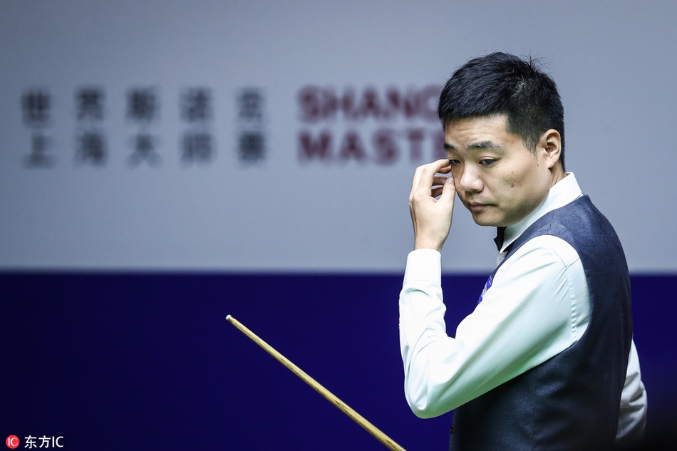 上海大师赛丁俊晖VS霍金斯