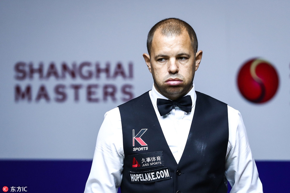 上海大师赛丁俊晖VS霍金斯