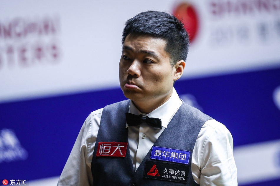 上海大师赛丁俊晖VS霍金斯