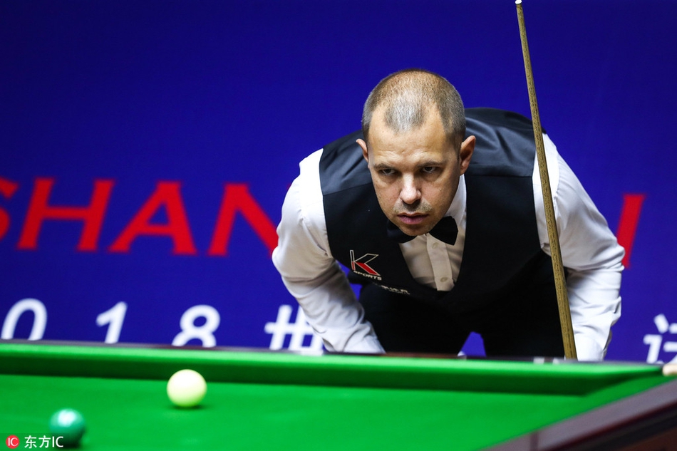 上海大师赛丁俊晖VS霍金斯