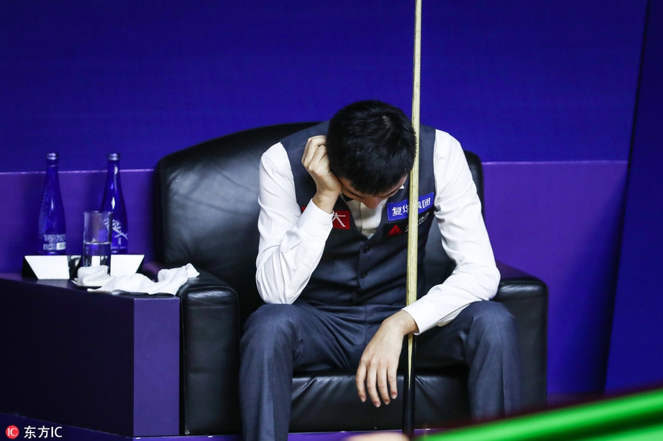 上海大师赛丁俊晖VS霍金斯