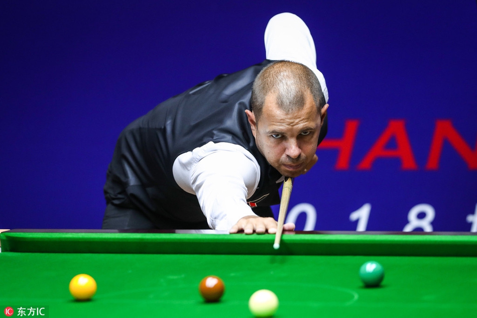 上海大师赛丁俊晖VS霍金斯