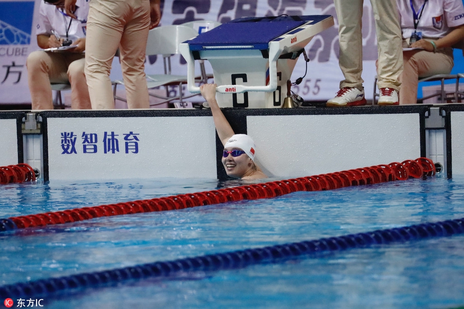 全锦赛傅园慧出战100自预赛