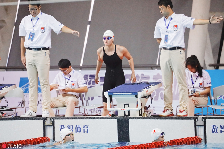 全锦赛傅园慧出战100自预赛