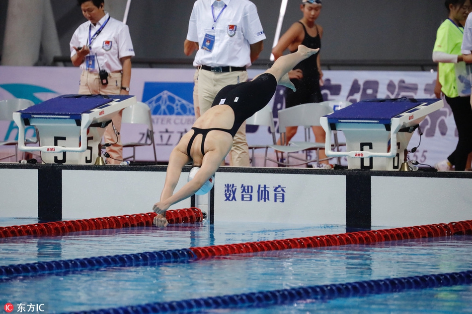 全锦赛傅园慧出战100自预赛