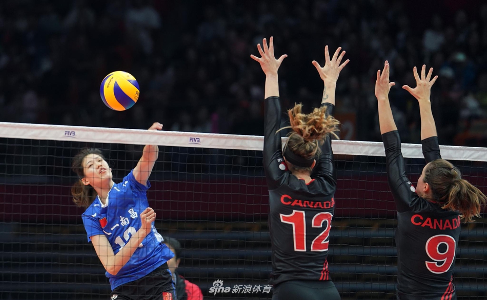 军运会女排中国3-0加拿大
