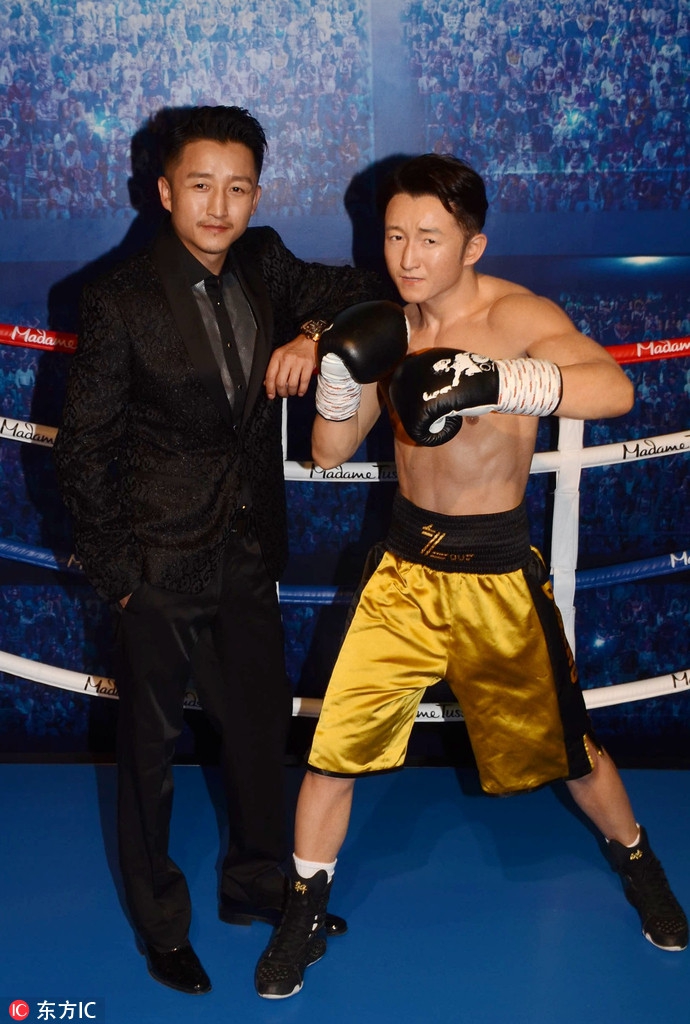 邹市明蜡像入驻杜莎夫人