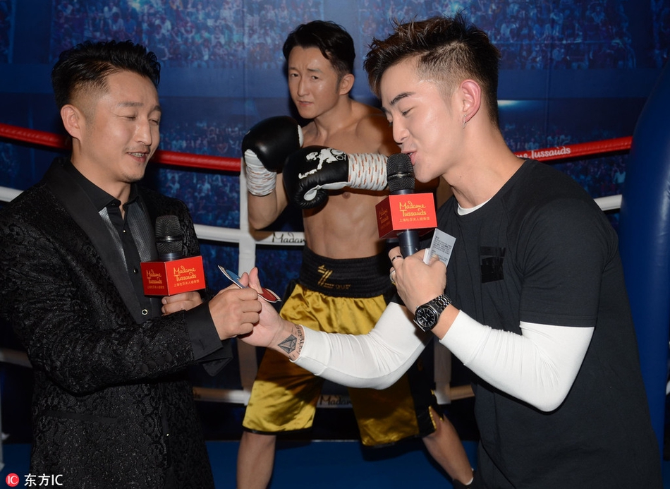 邹市明蜡像入驻杜莎夫人