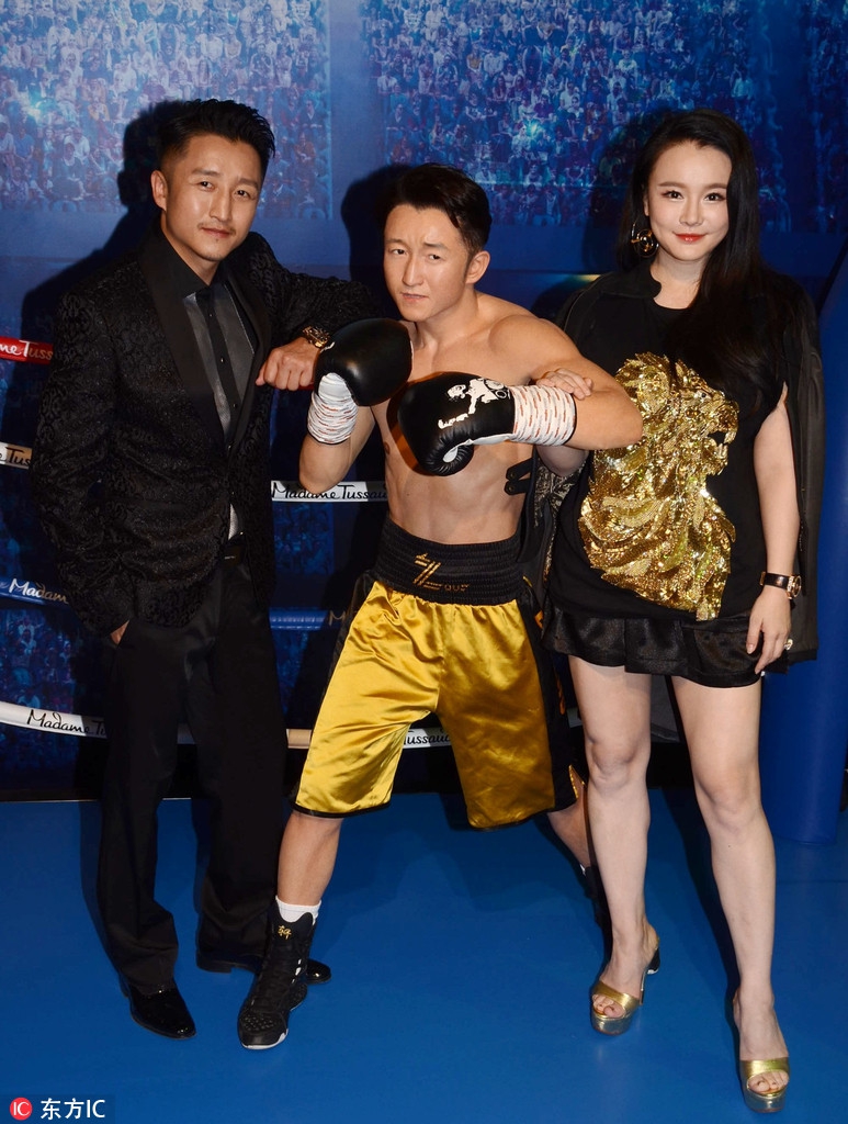 邹市明蜡像入驻杜莎夫人