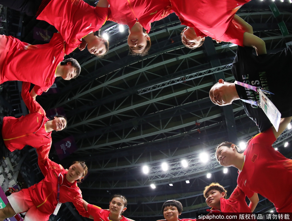 亚运羽球女团中国进决赛