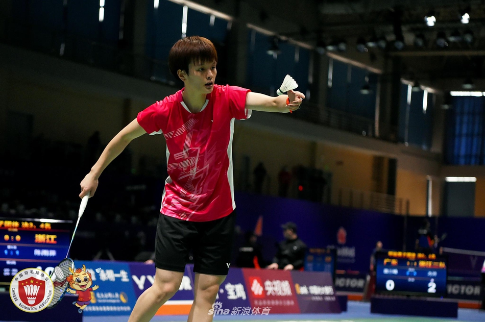 全锦赛团体赛王祉怡2-1陈雨菲