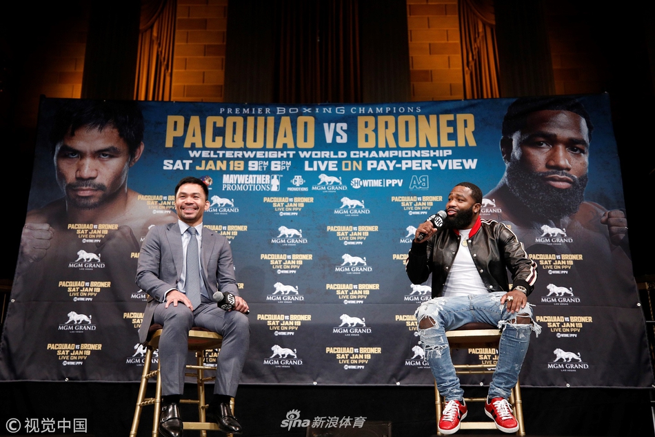 帕奎奥、布罗纳拳赛发布会举行