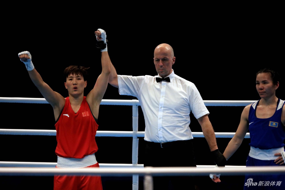 奥运拳击资格赛尹军花胜出