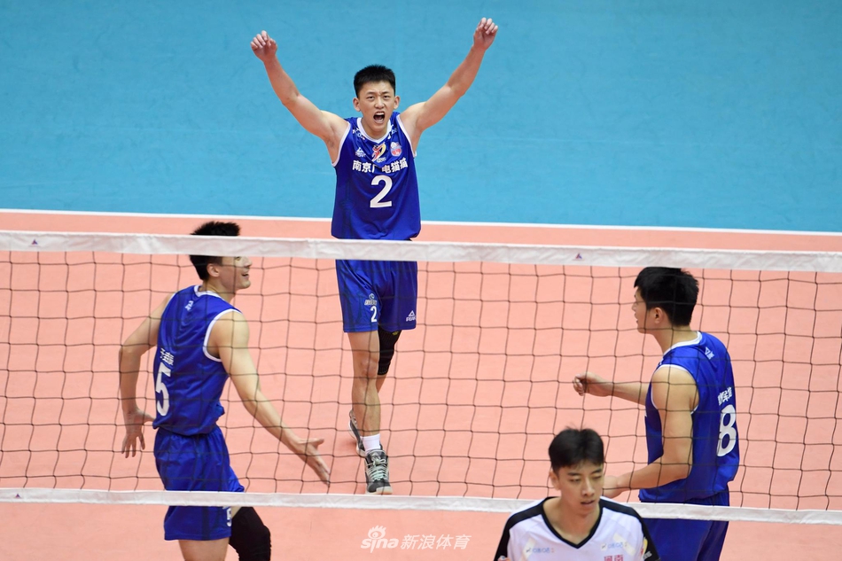 男排全锦赛江苏3-0河南