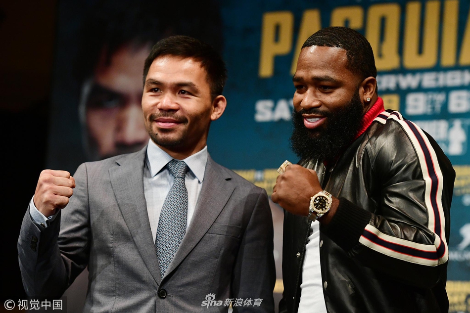 帕奎奥、布罗纳拳赛发布会举行
