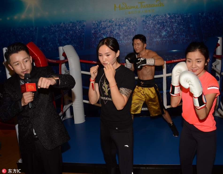 邹市明蜡像入驻杜莎夫人